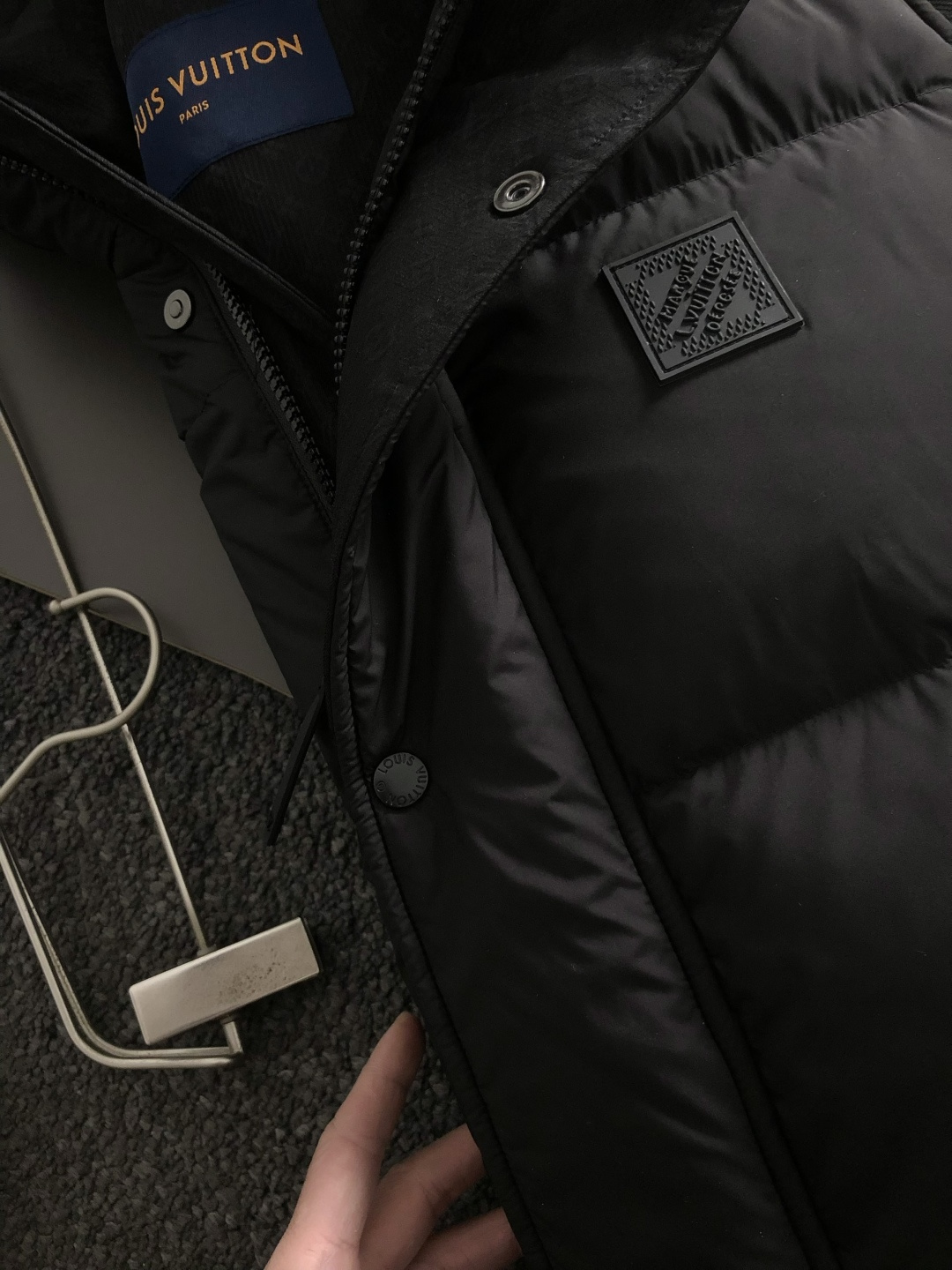 Loro Piana Down Jacket White Duck Down Black L