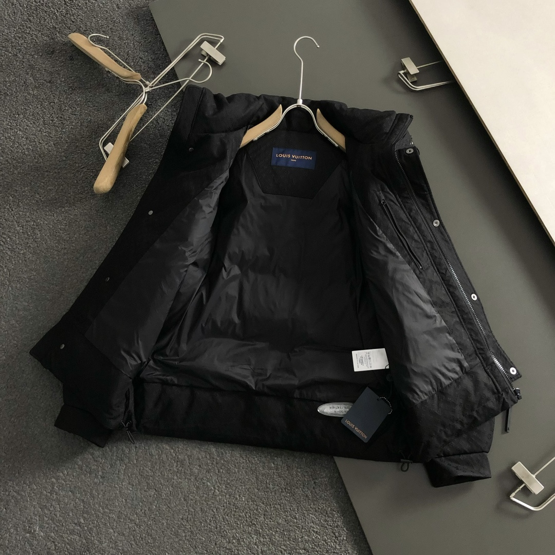 Loro Piana Down Jacket White Duck Down Black L