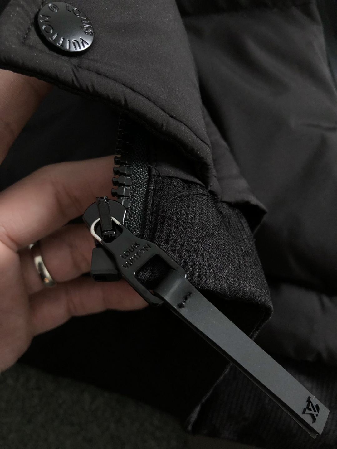 Loro Piana Down Jacket White Duck Down Black L