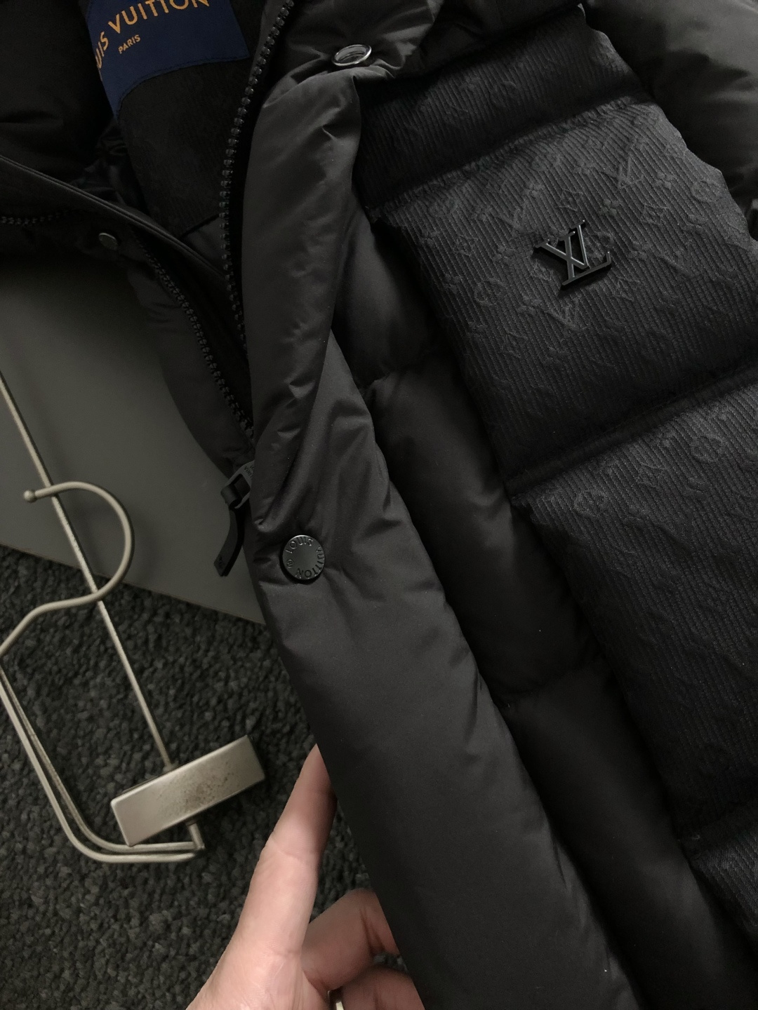 Loro Piana Down Jacket White Duck Down Black L