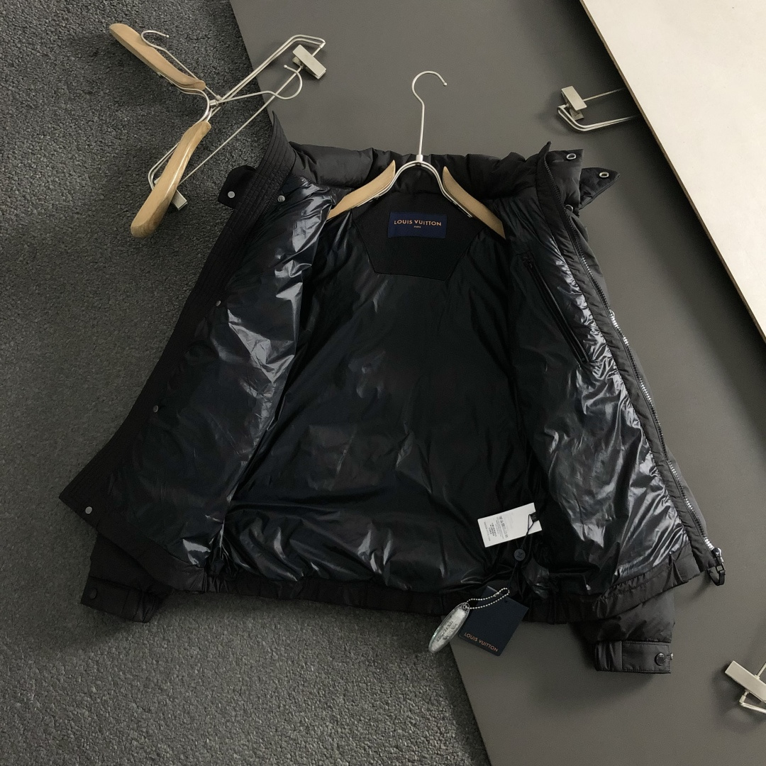 Loro Piana Down Jacket White Duck Down Black L