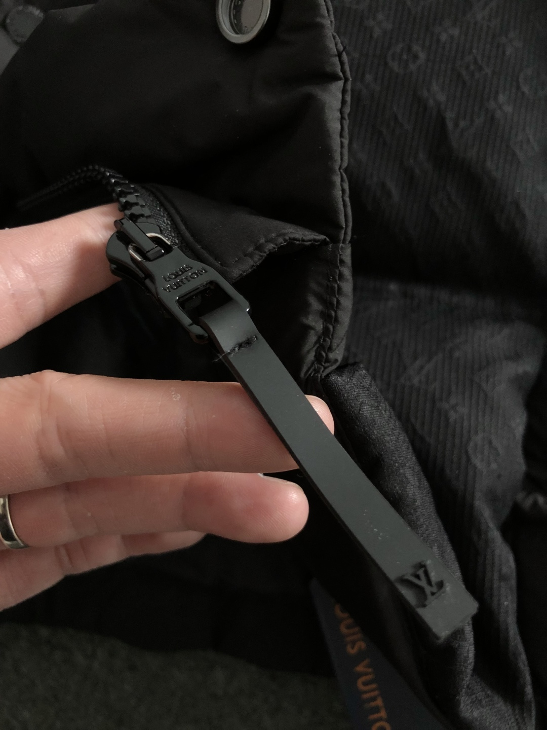 Loro Piana Down Jacket White Duck Down Black L