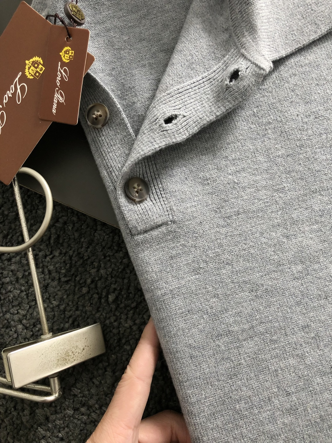 Loro Piana Jeans Wool Black S-l-xl