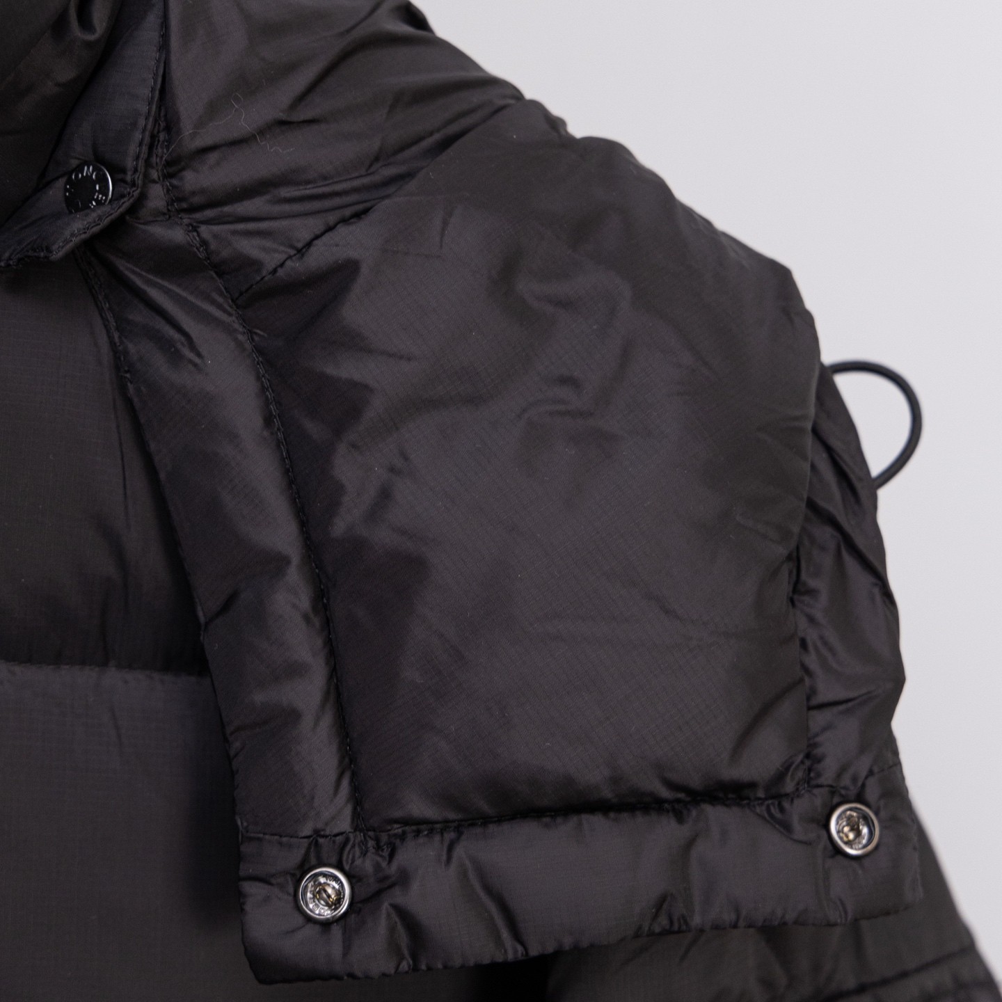 Moncler Male Basic Clothing Goose Down Black Hooded S-m-l-xl