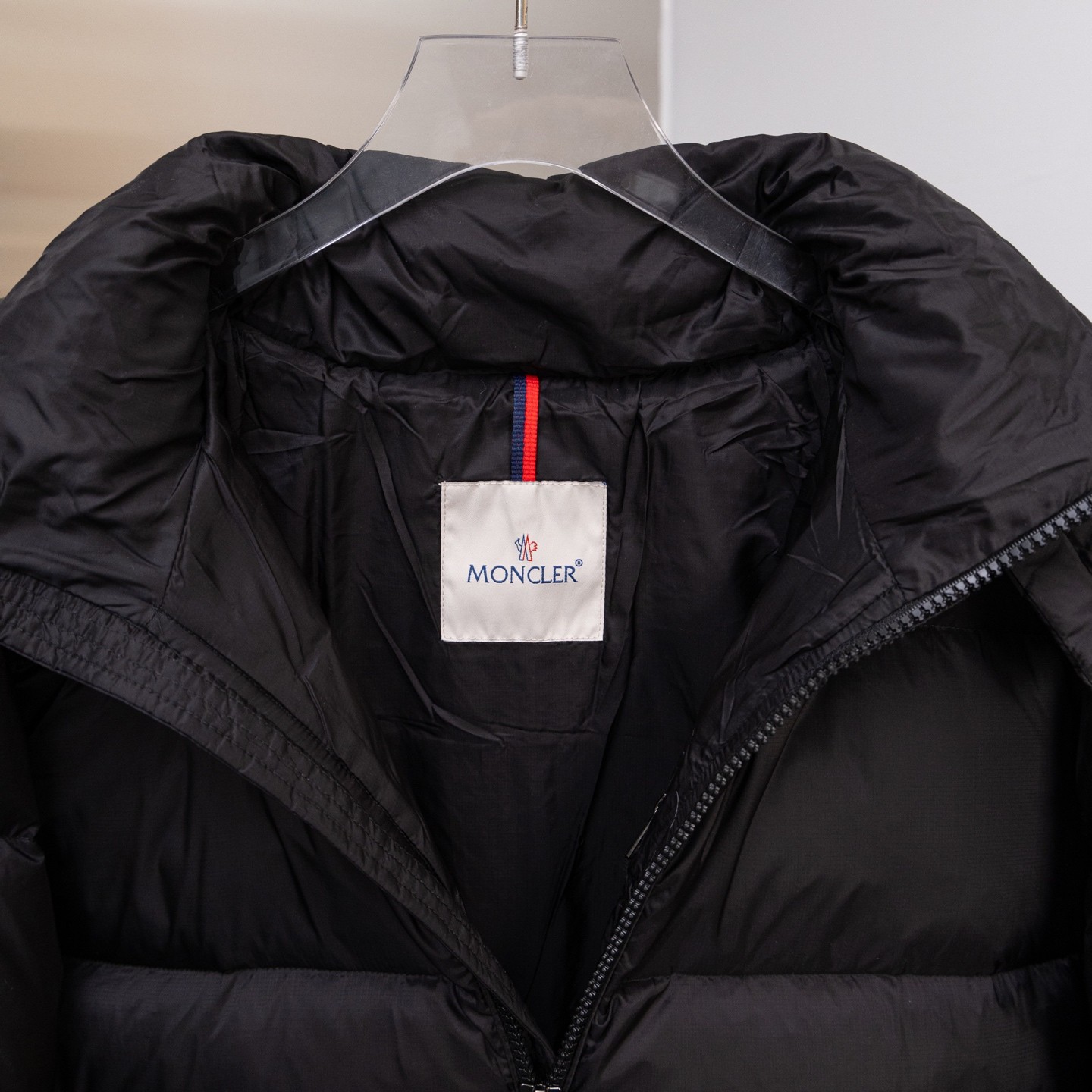 Moncler Male Basic Clothing Goose Down Black Hooded S-m-l-xl