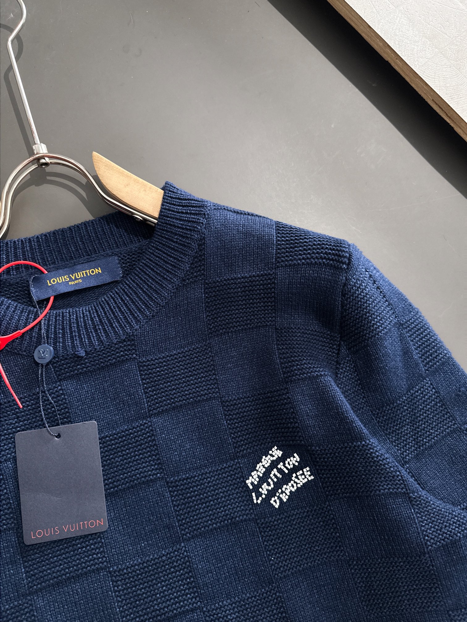 Louis Vuitton Couple Basic Clothing Wool White S-xl