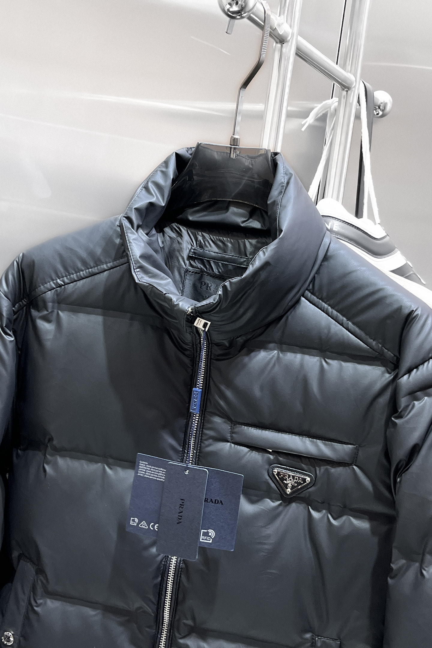 Prada Couple Down Jacket Goose Down M-l-xl