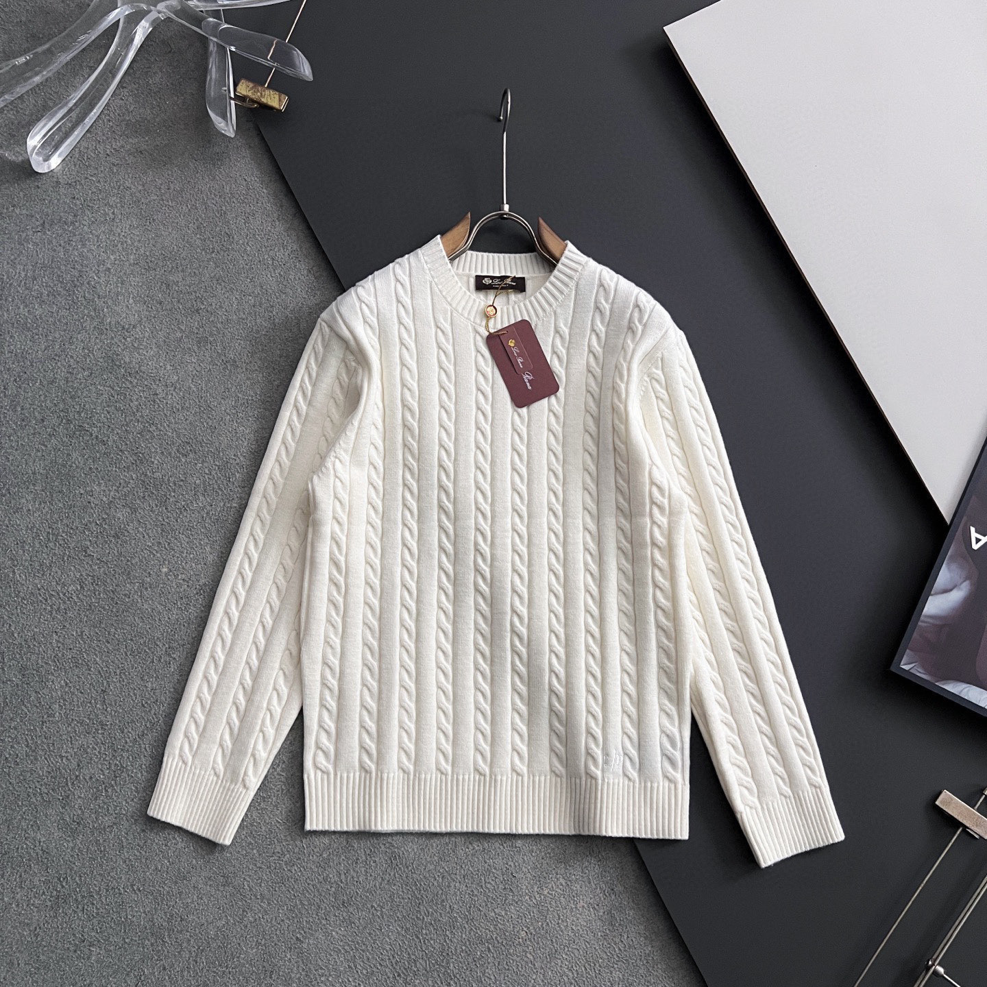 Loro Piana Couple Basic Clothing Wool Striped S-m-l-xl-xxl