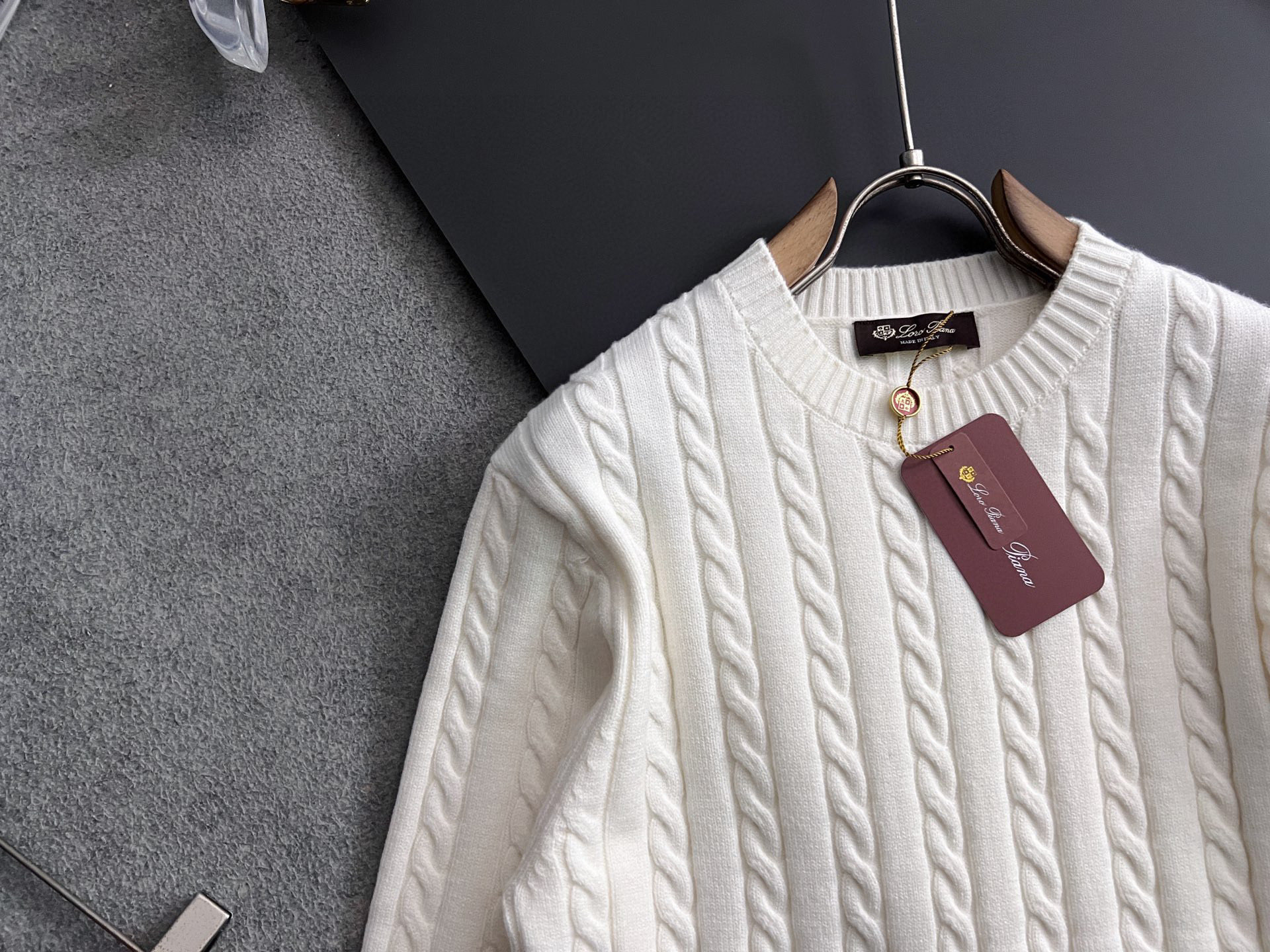 Loro Piana Couple Basic Clothing Wool Striped S-m-l-xl-xxl