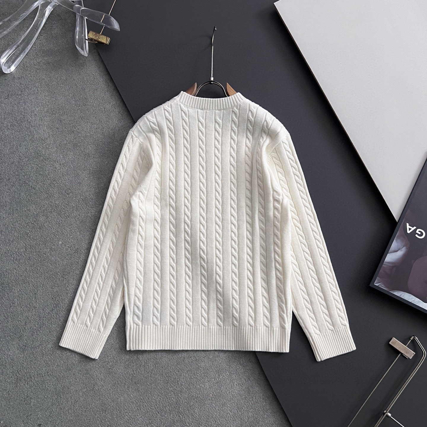 Loro Piana Couple Basic Clothing Wool Striped S-m-l-xl-xxl