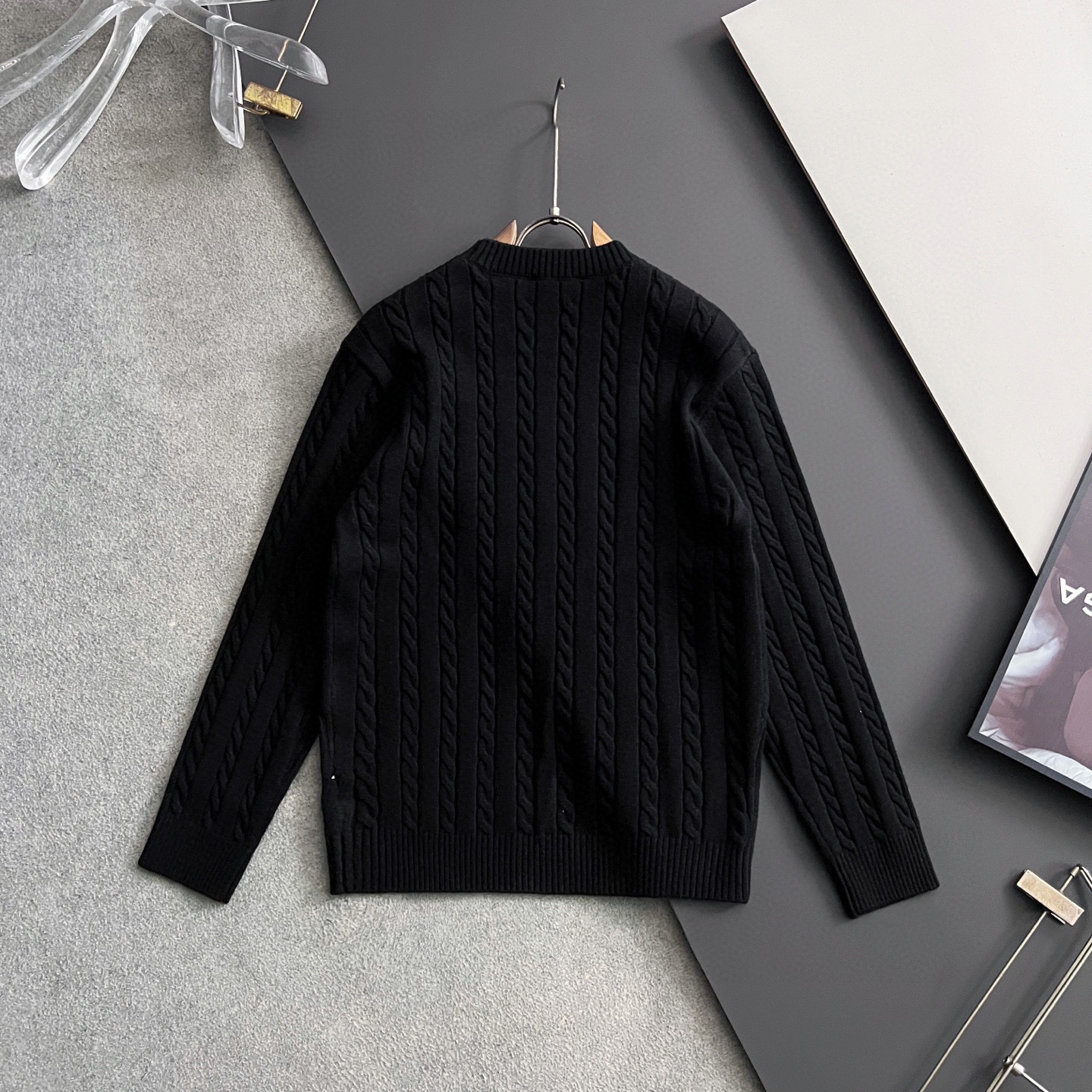 Loro Piana Couple Basic Clothing Wool Striped S-m-l-xl-xxl