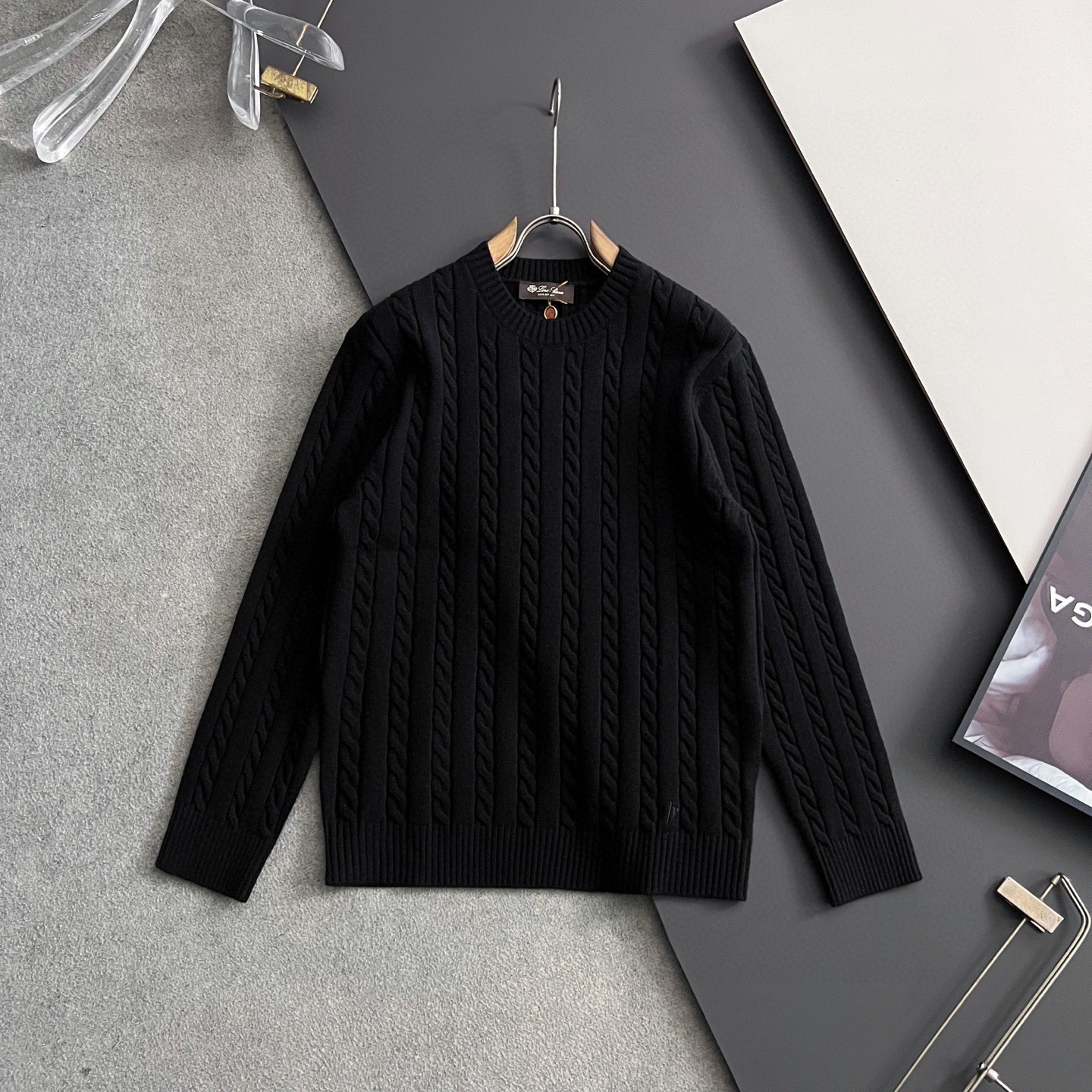 Loro Piana Couple Basic Clothing Wool Striped S-m-l-xl-xxl