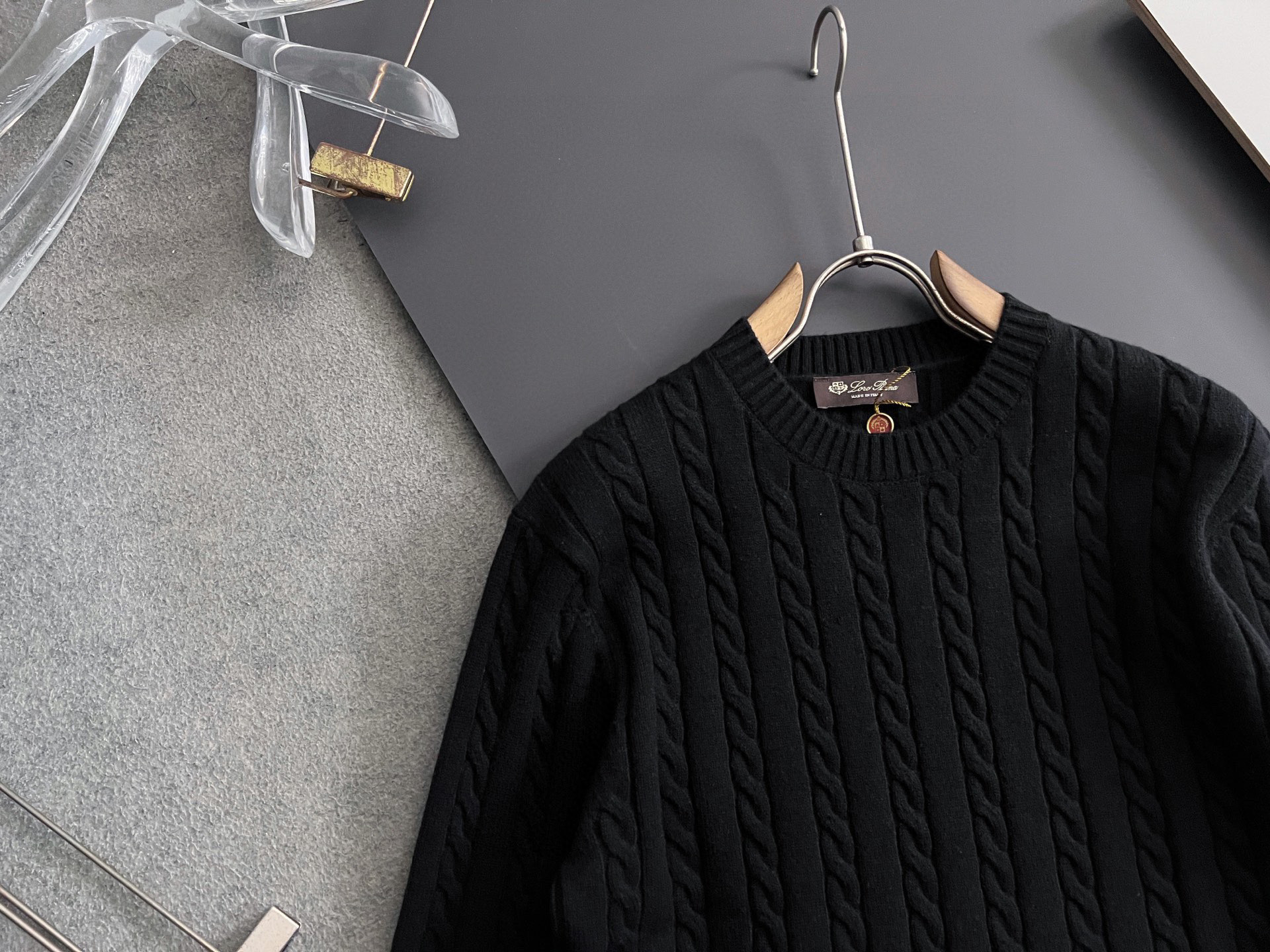 Loro Piana Couple Basic Clothing Wool Striped S-m-l-xl-xxl