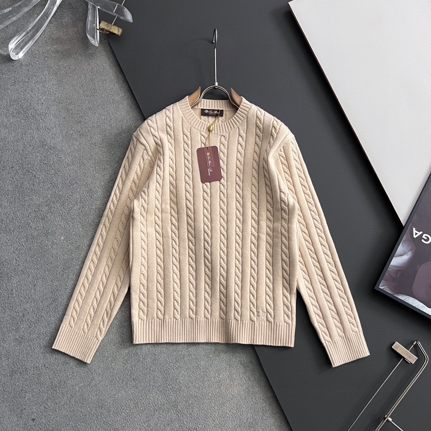 Loro Piana Couple Basic Clothing Wool Striped S-m-l-xl-xxl