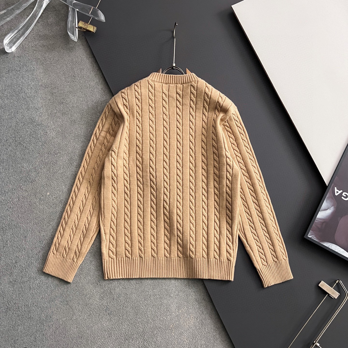 Loro Piana Couple Basic Clothing Wool Striped S-m-l-xl-xxl