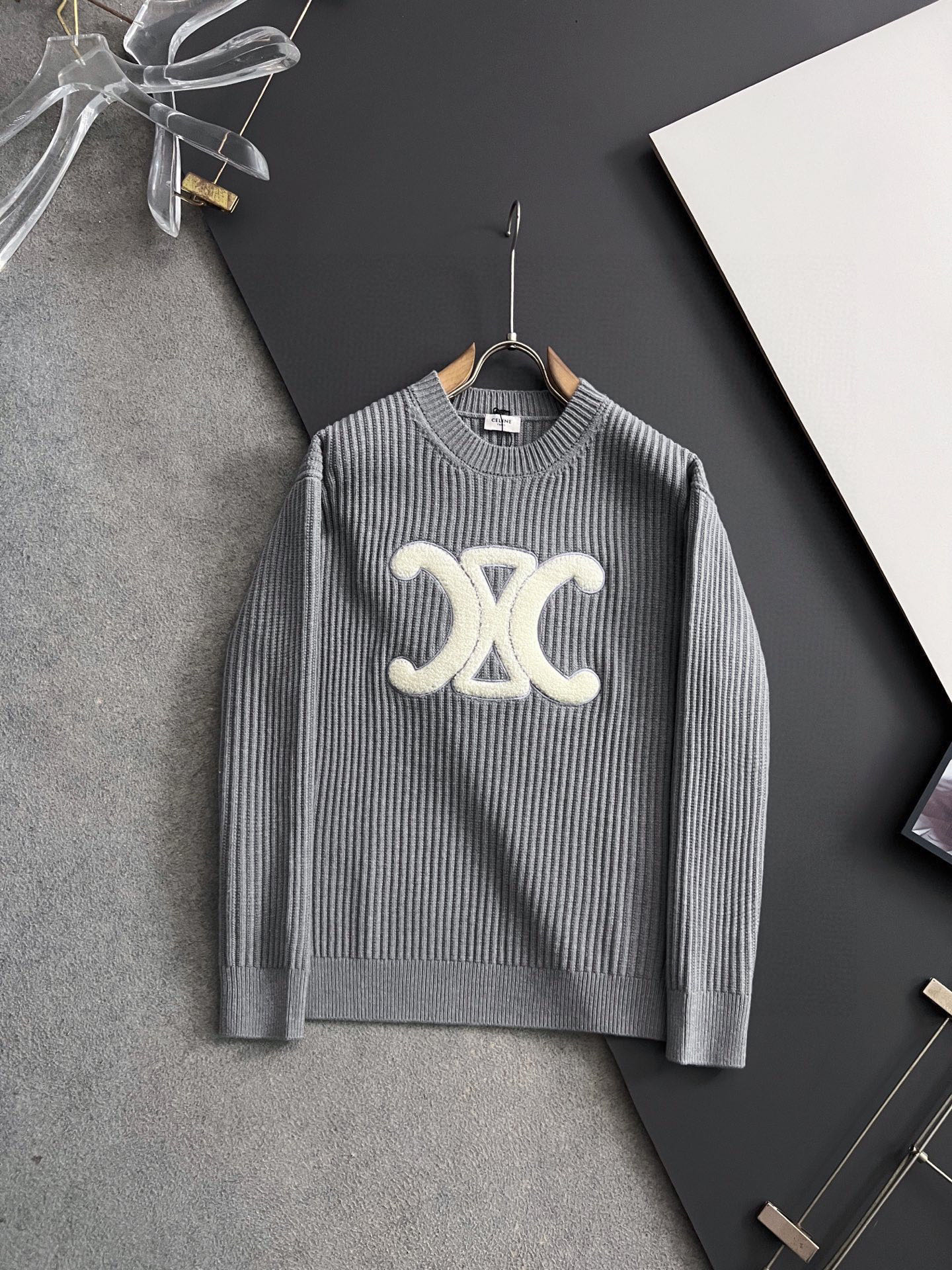 Couple Basic Clothing Wool Striped M-l-xl