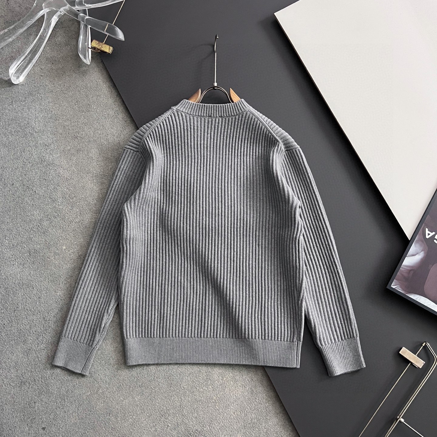 Couple Basic Clothing Wool Striped M-l-xl