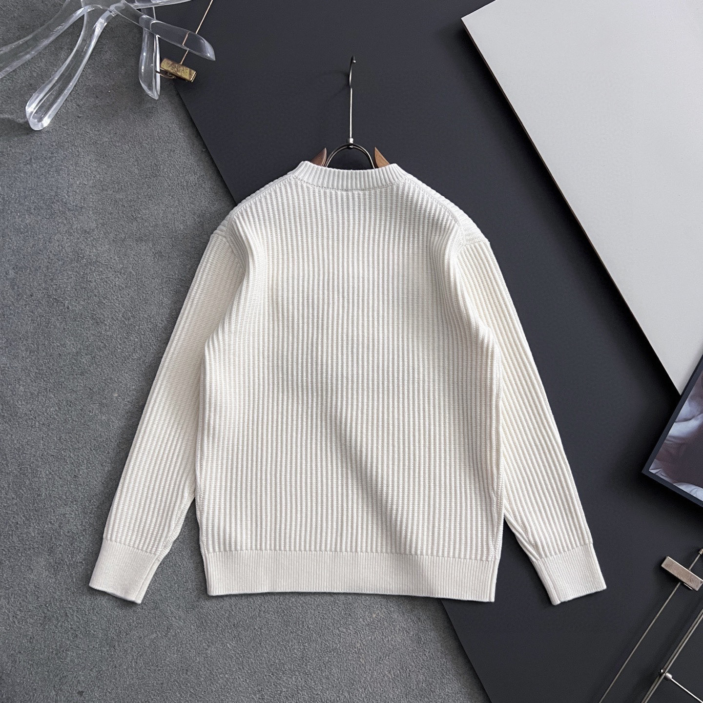 Couple Basic Clothing Wool Striped M-l-xl