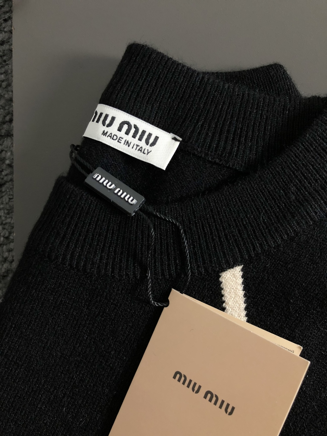 Miu Miu Jeans Wool Black M-l-xxxl