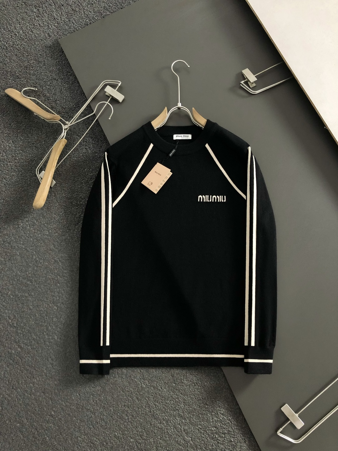 Miu Miu Jeans Wool Black M-l-xxxl