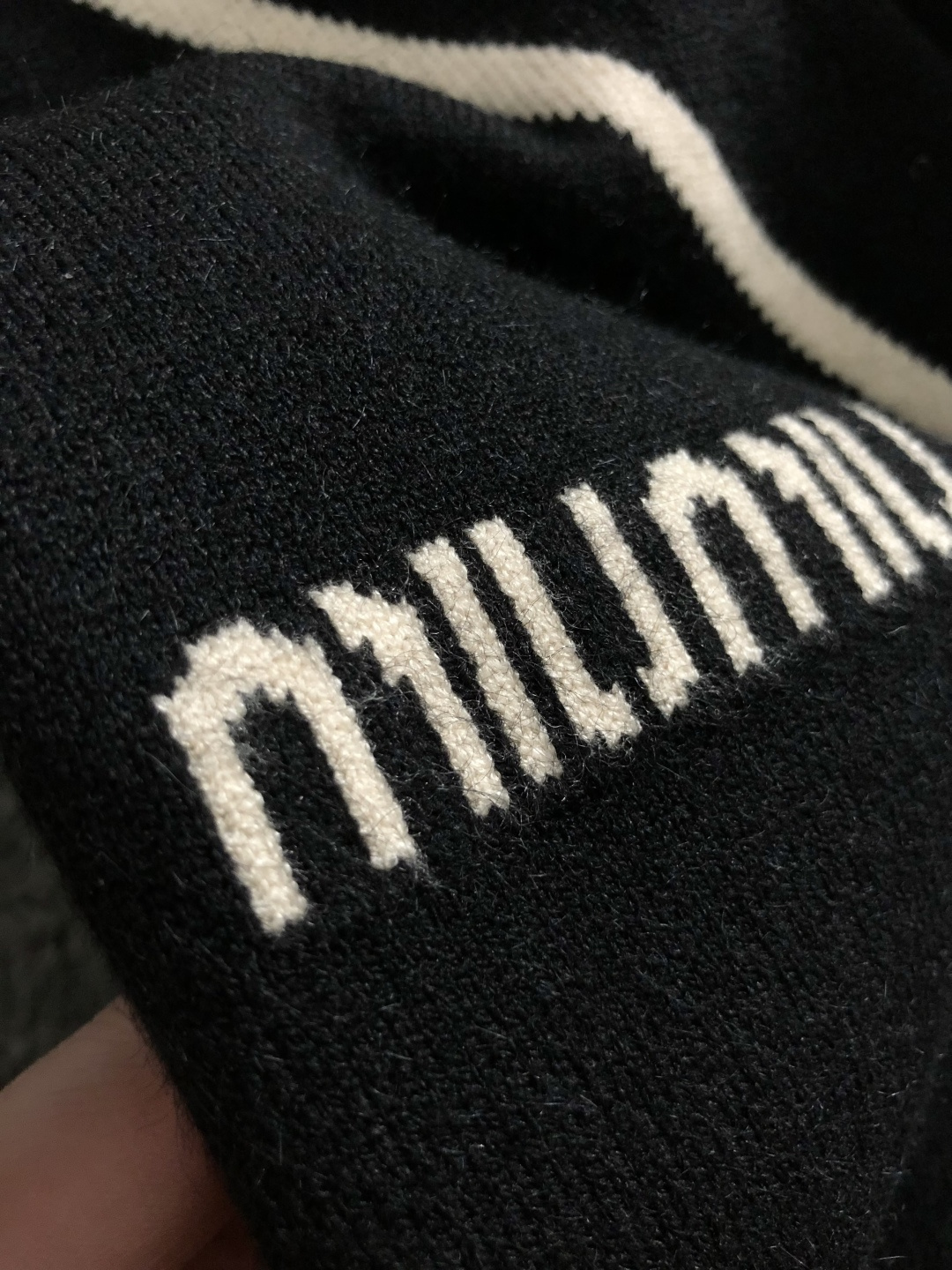 Miu Miu Jeans Wool Black M-l-xxxl
