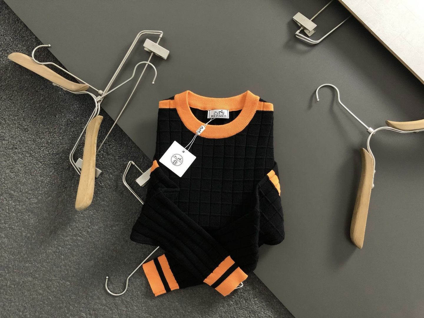 Hermès Jeans Wool Black S-m-l-xxxl