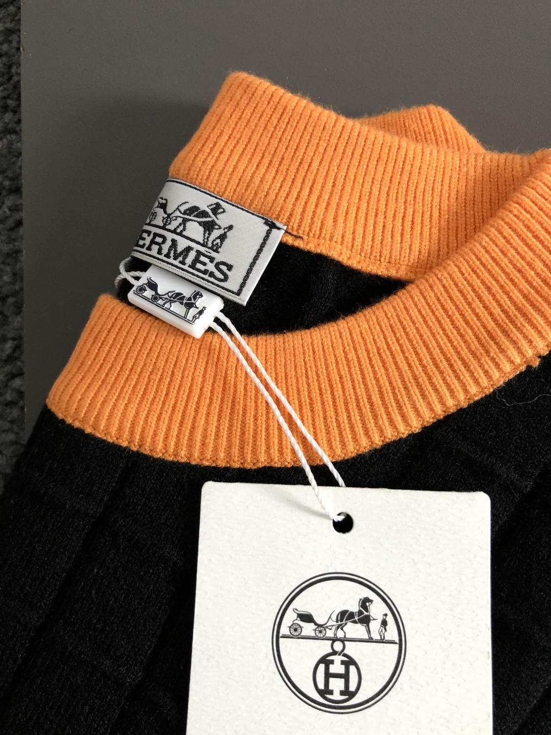 Hermès Jeans Wool Black S-m-l-xxxl