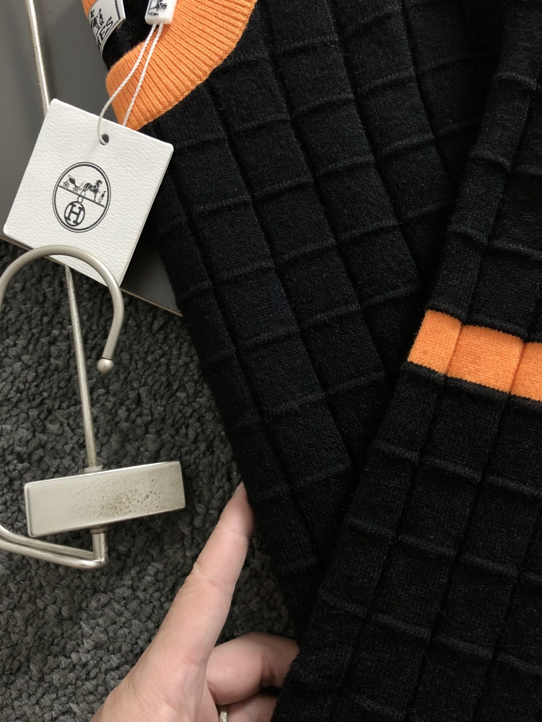 Hermès Jeans Wool Black S-m-l-xxxl