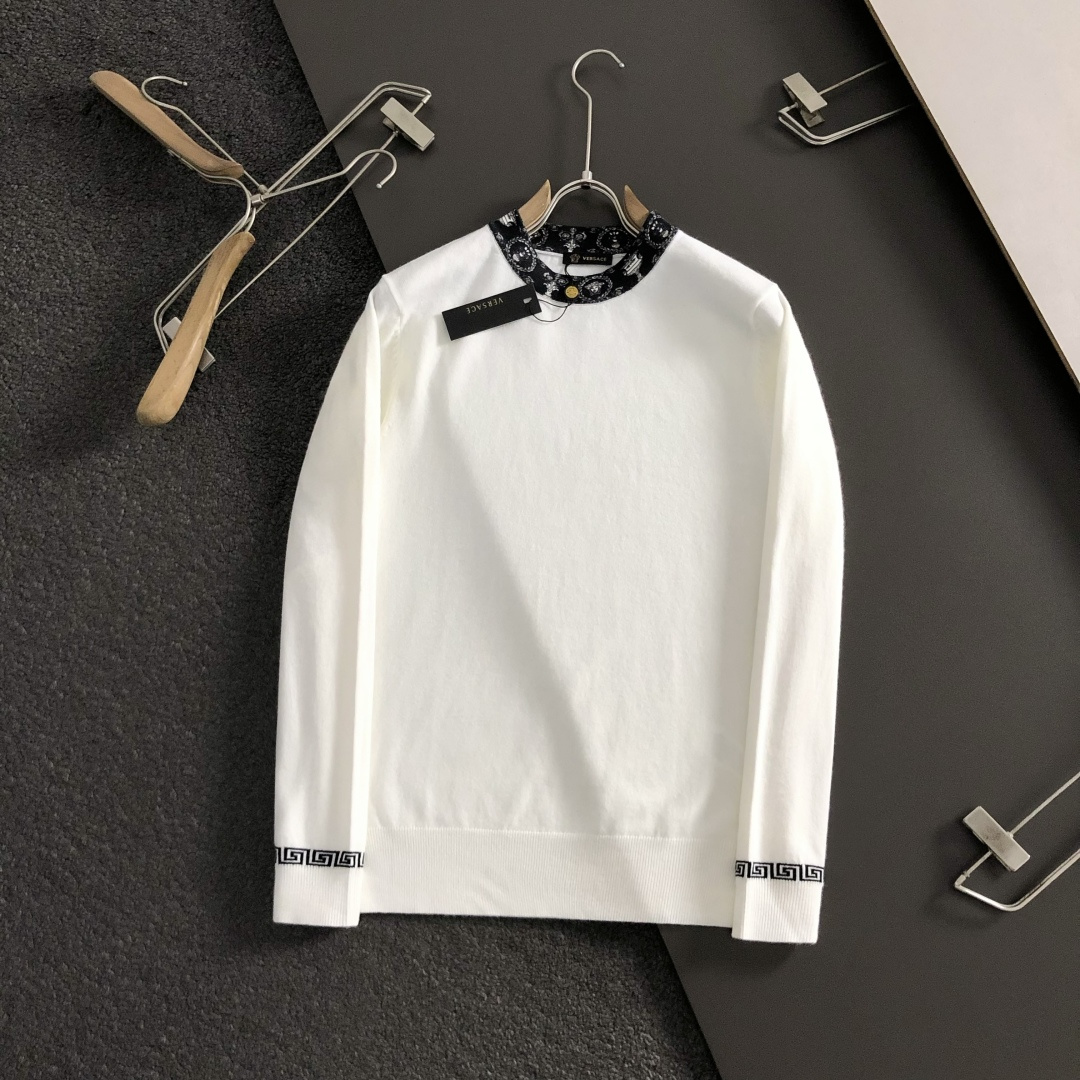 Versace Jeans Wool Black Printed S-m-l-xxxl