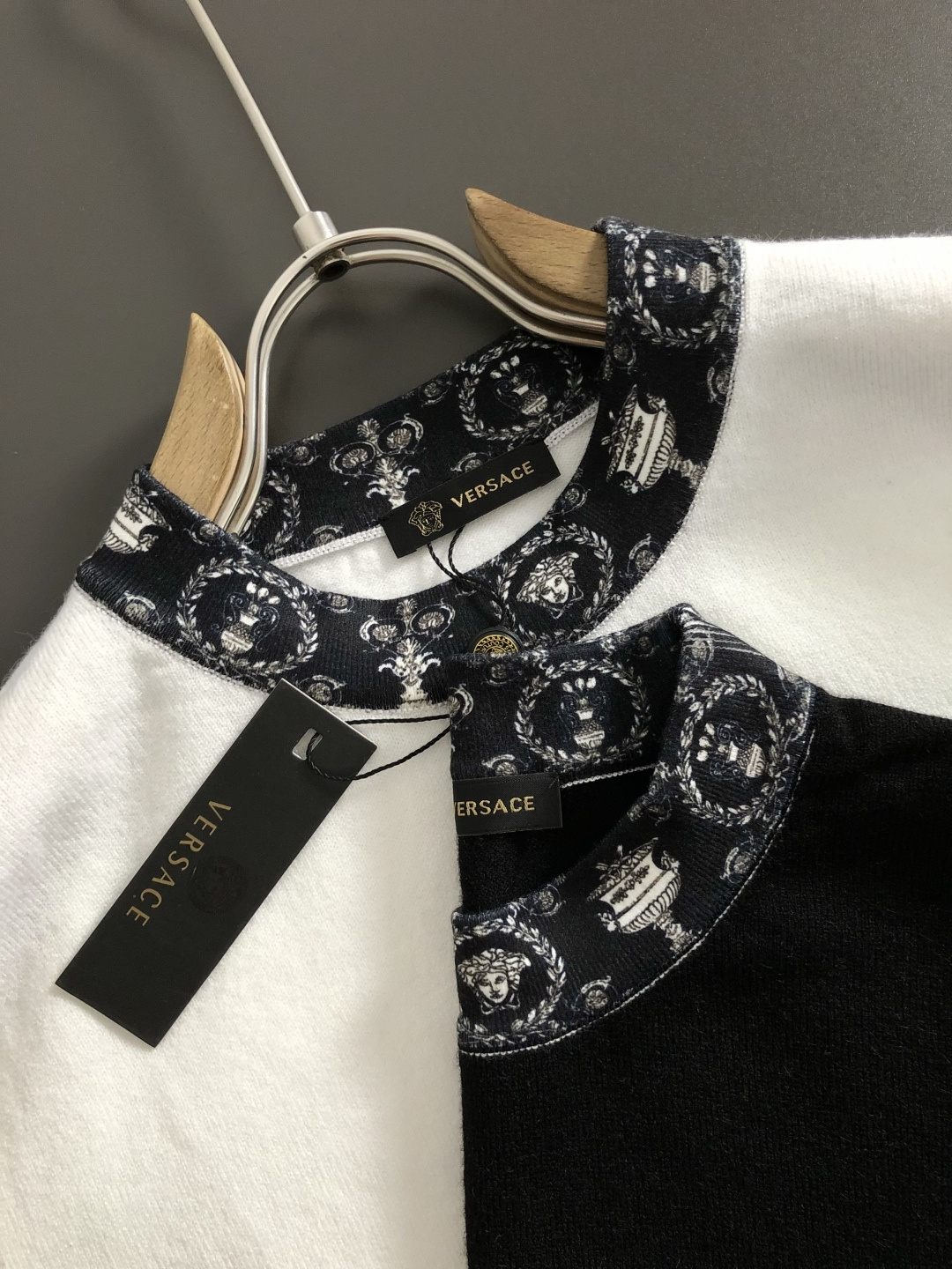 Versace Jeans Wool Black Printed S-m-l-xxxl