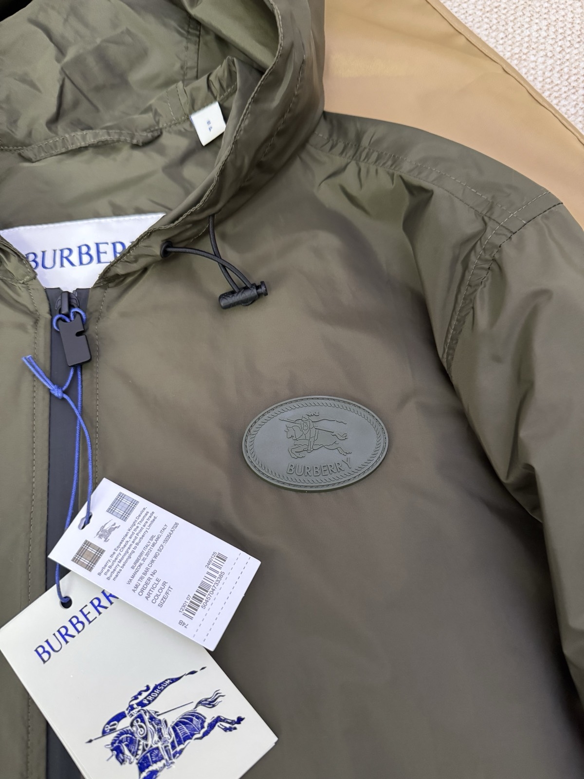 Burberry Jacket Hooded S-m-l-xl