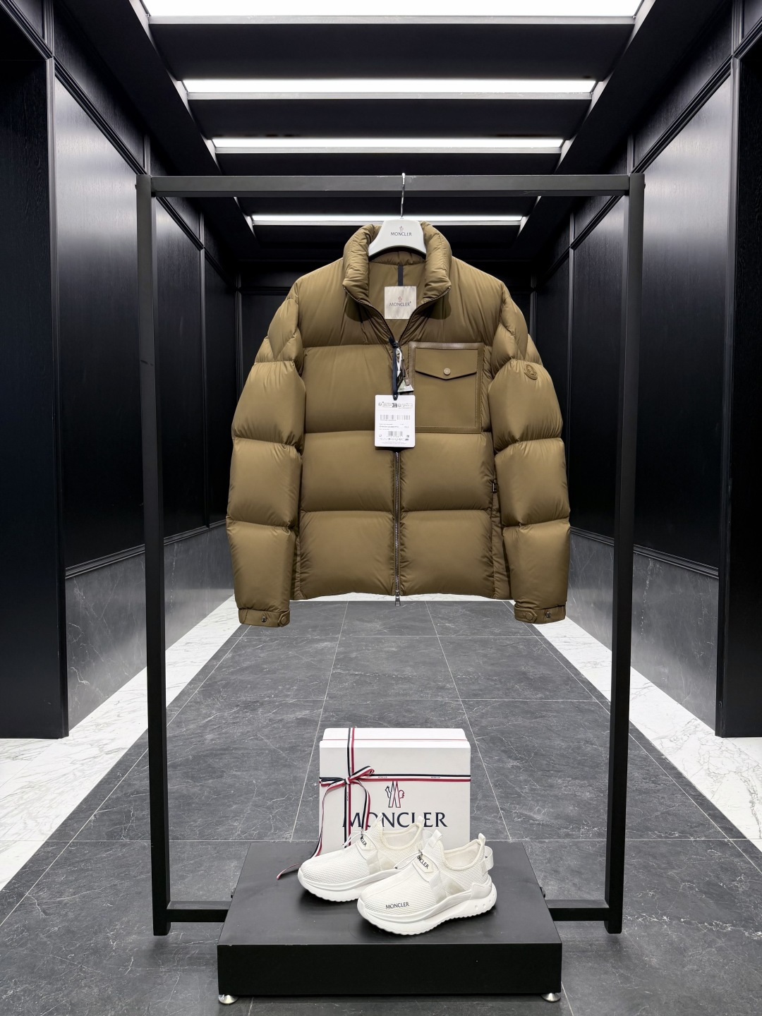 Moncler Male Jacket Goose Down Black S-m-l