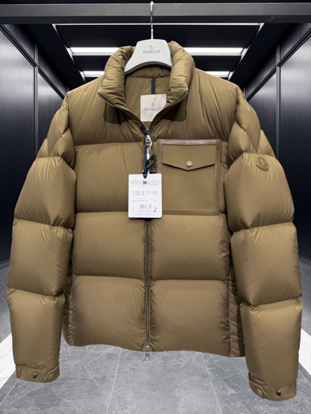 Moncler Male Jacket Goose Down Black S-m-l