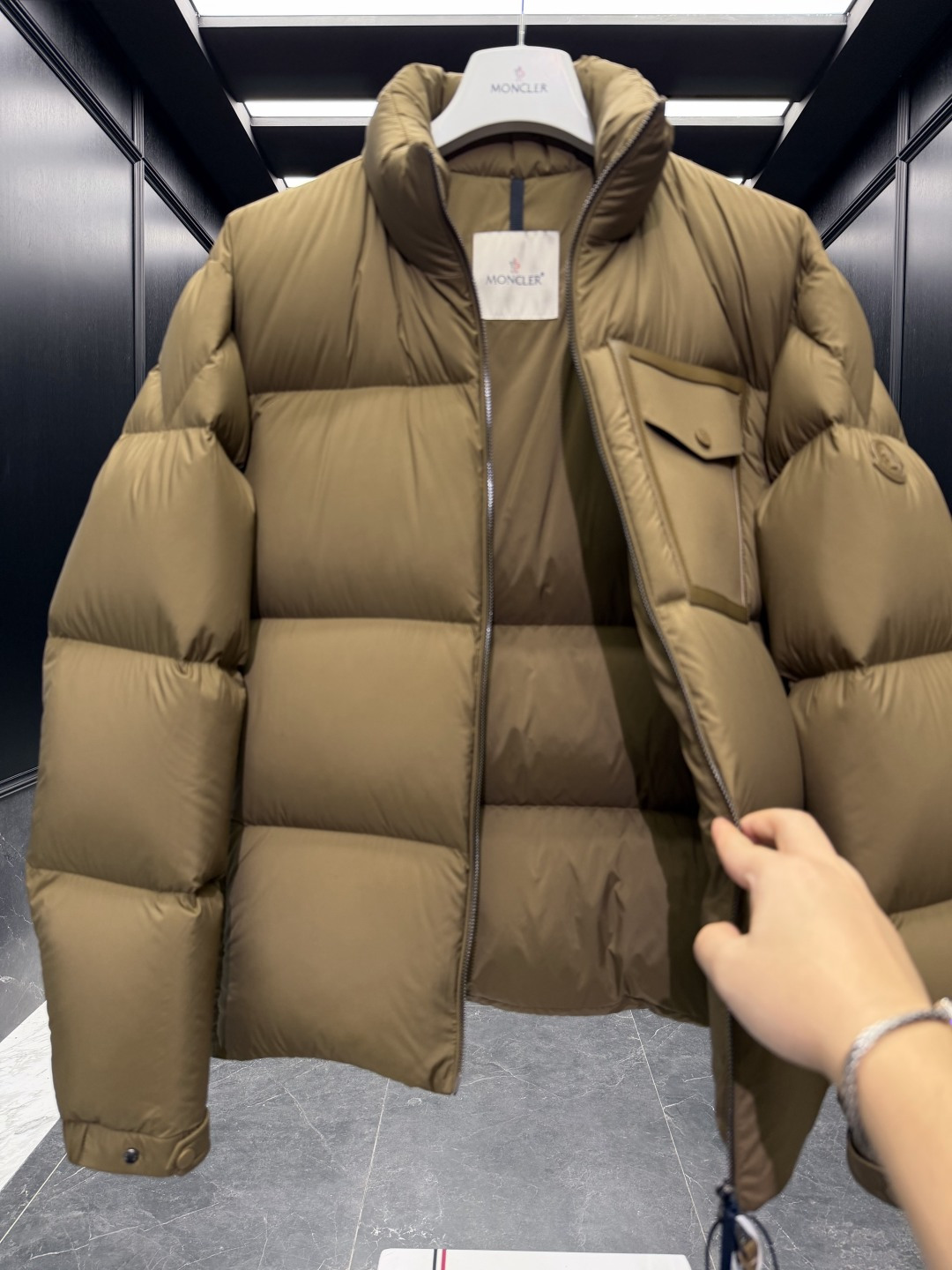 Moncler Male Jacket Goose Down Black S-m-l