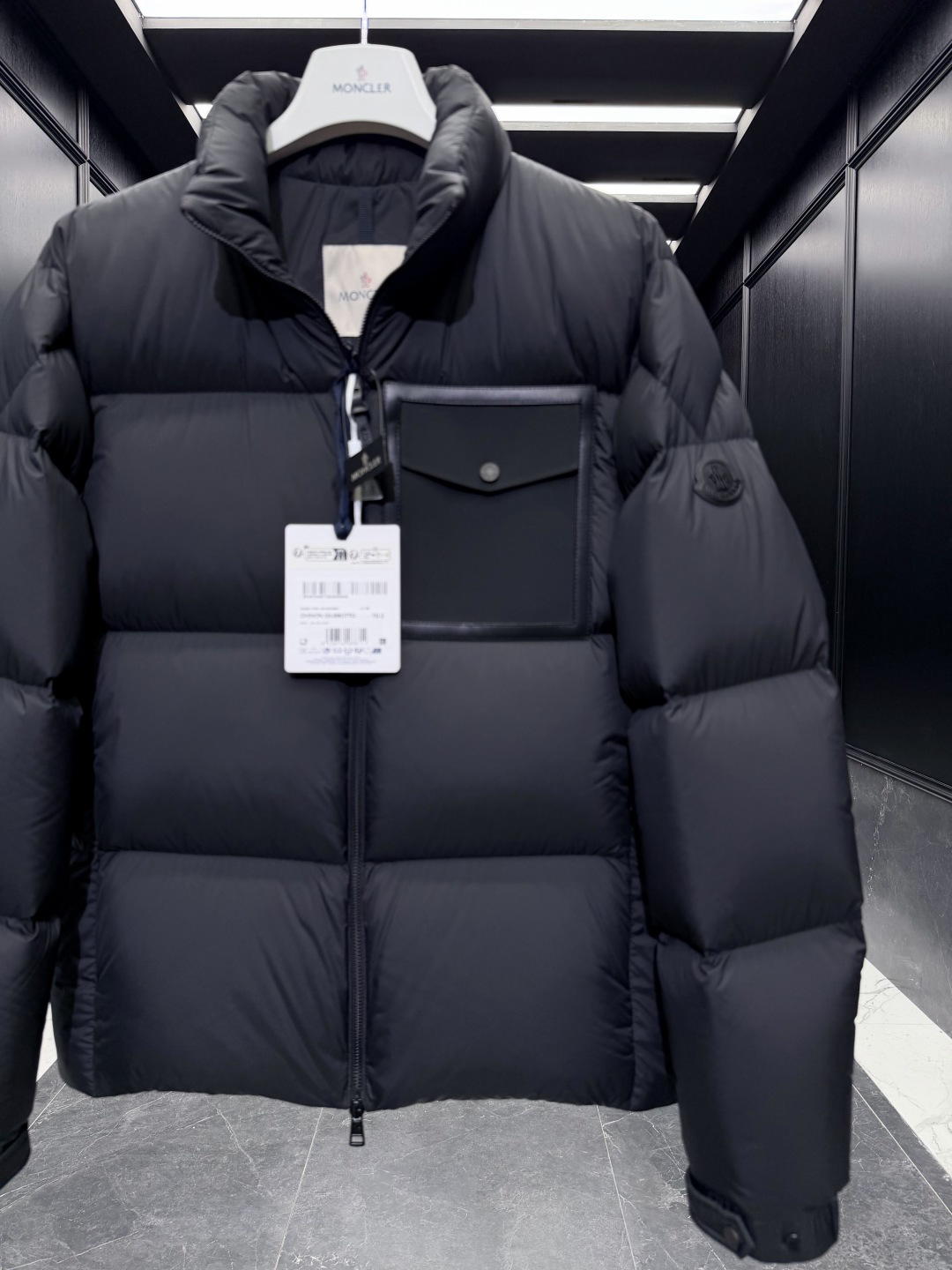 Moncler Male Jacket Goose Down Black S-m-l