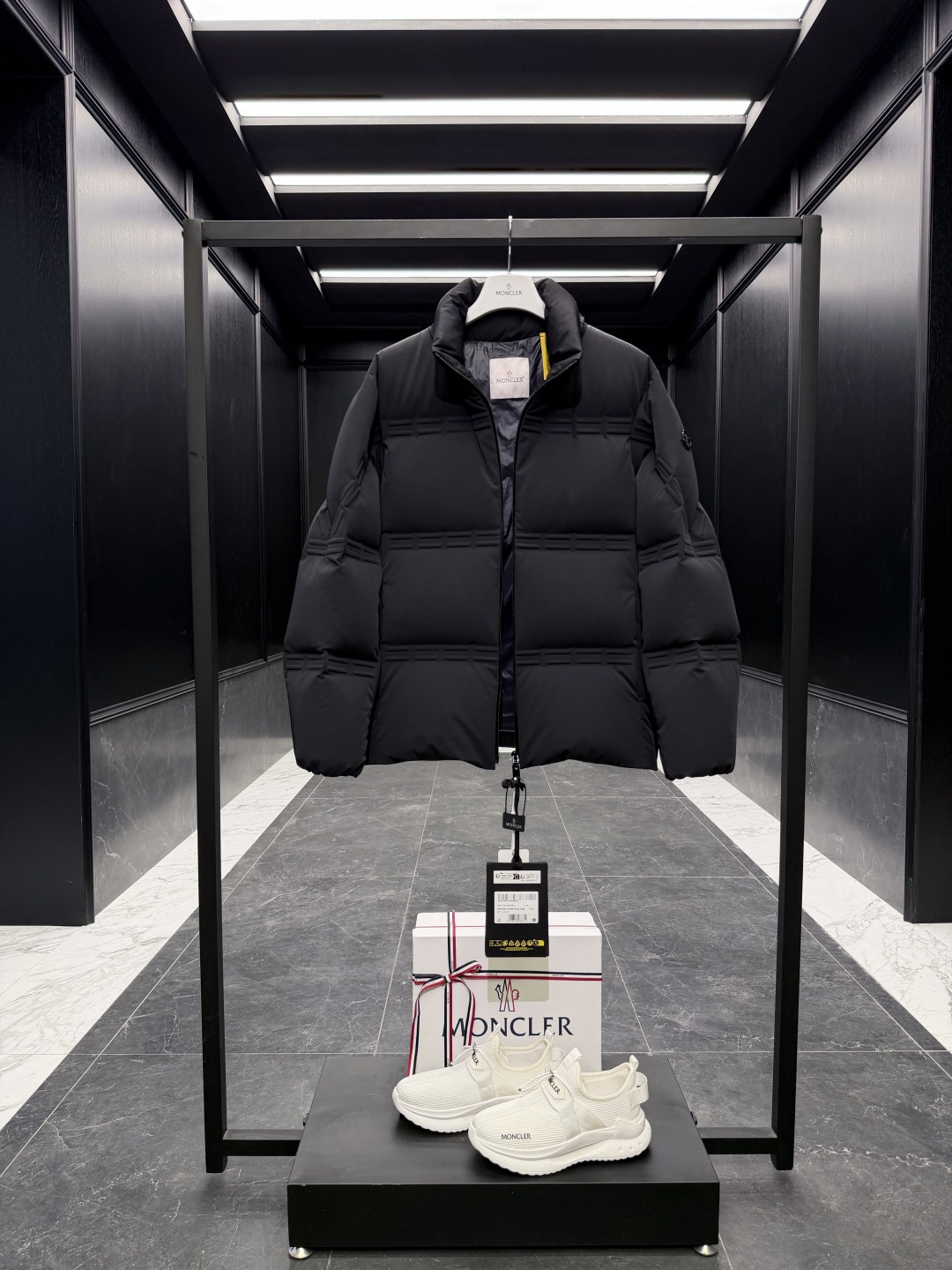 Moncler Female Jacket Black Couple Style S-m-l