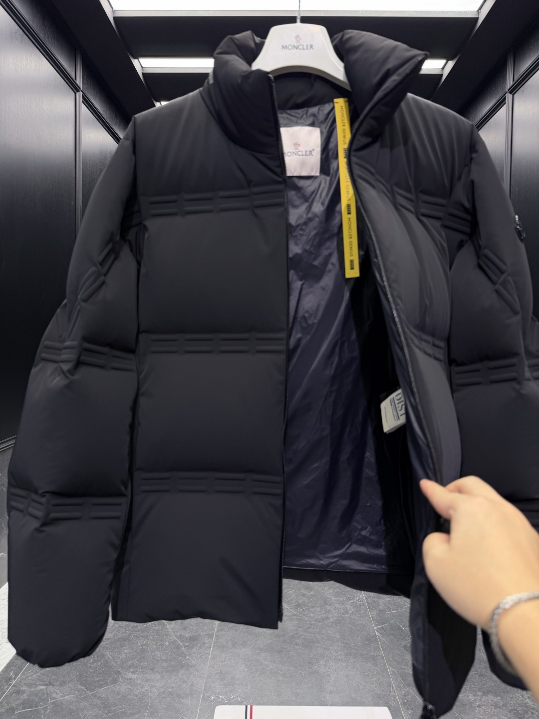 Moncler Female Jacket Black Couple Style S-m-l