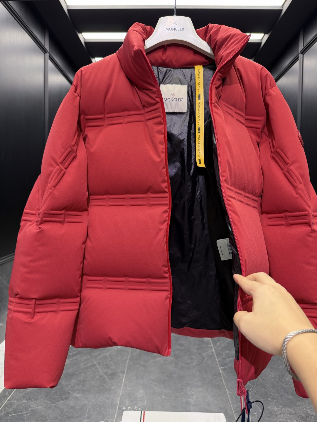 Moncler Female Jacket Black Couple Style S-m-l