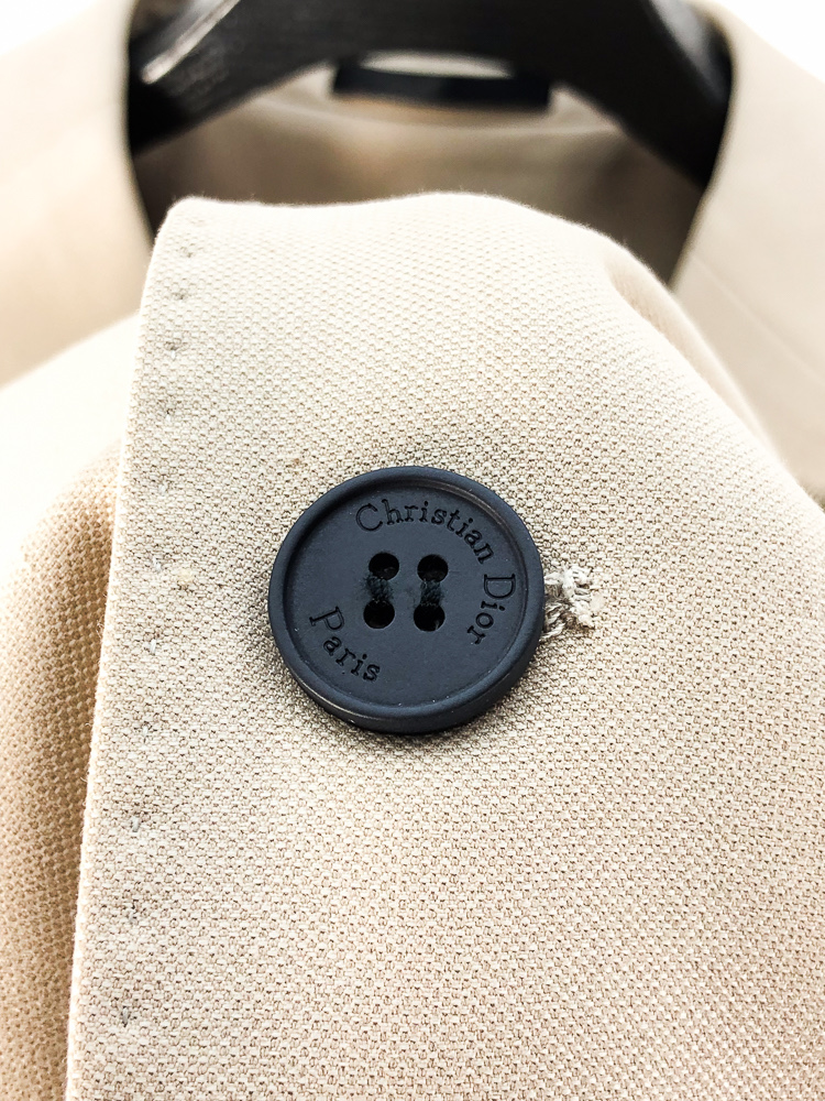 Dior Male Basic Clothing Cotton Gray Slim Fit L-175130