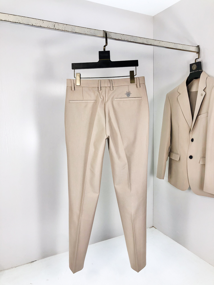 Dior Male Basic Clothing Cotton Gray Slim Fit L-175130