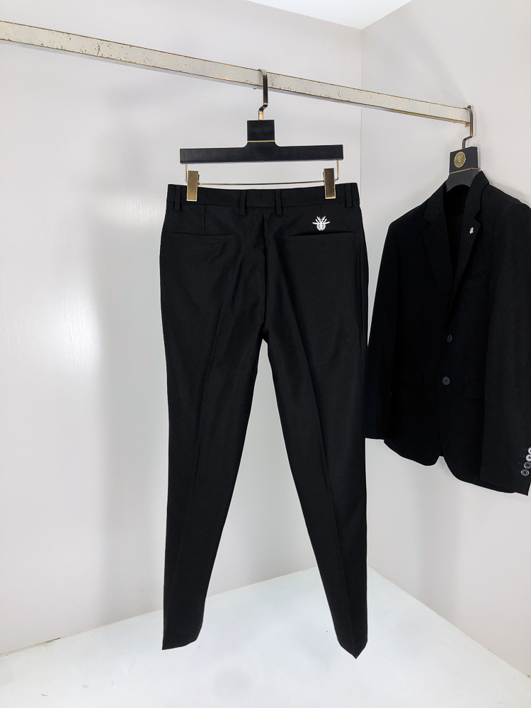 Dior Male Basic Clothing Cotton Gray Slim Fit L-175130