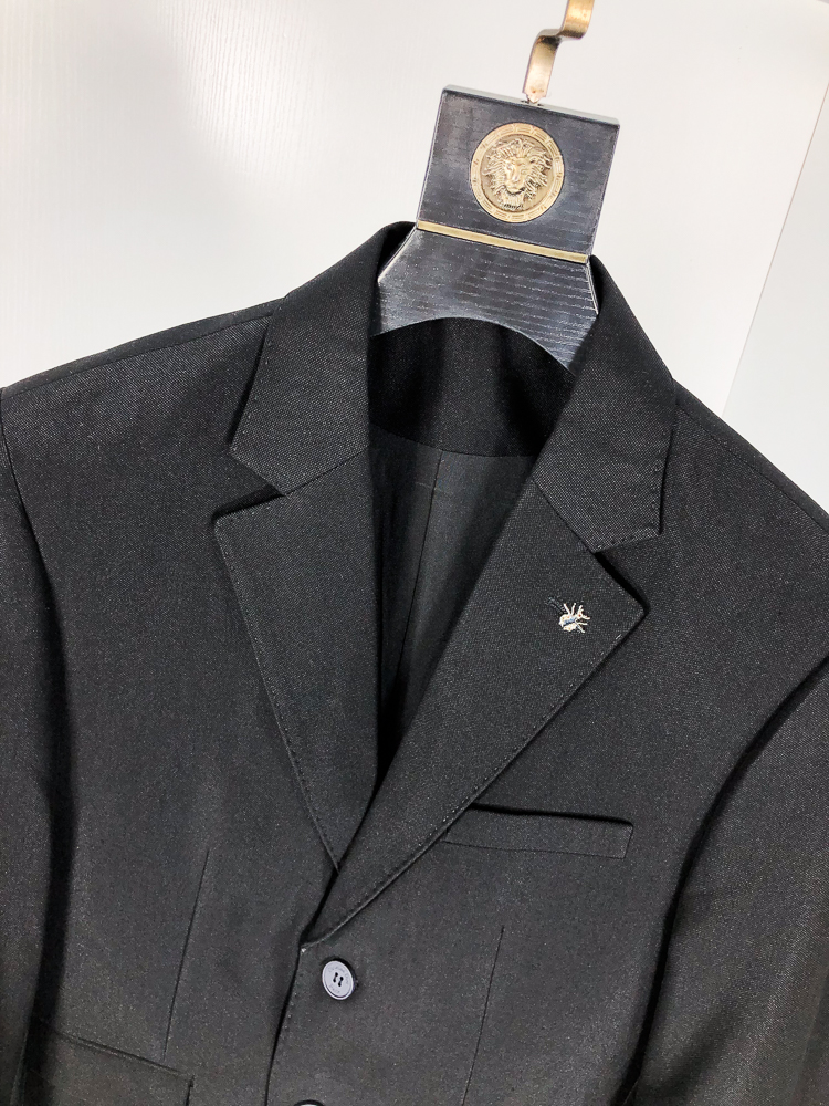 Dior Male Basic Clothing Cotton Gray Slim Fit L-175130