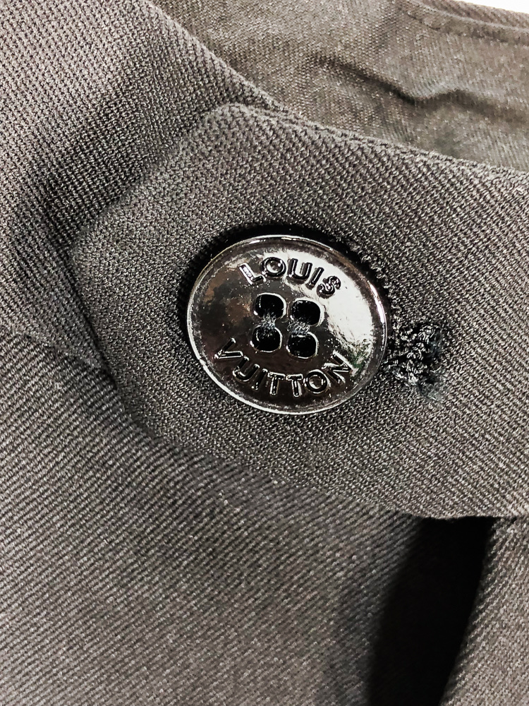 Louis Vuitton Male Basic Clothing Cotton Gray Slim Fit L-175130