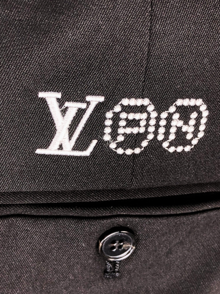 Louis Vuitton Male Basic Clothing Cotton Gray Slim Fit L-175130