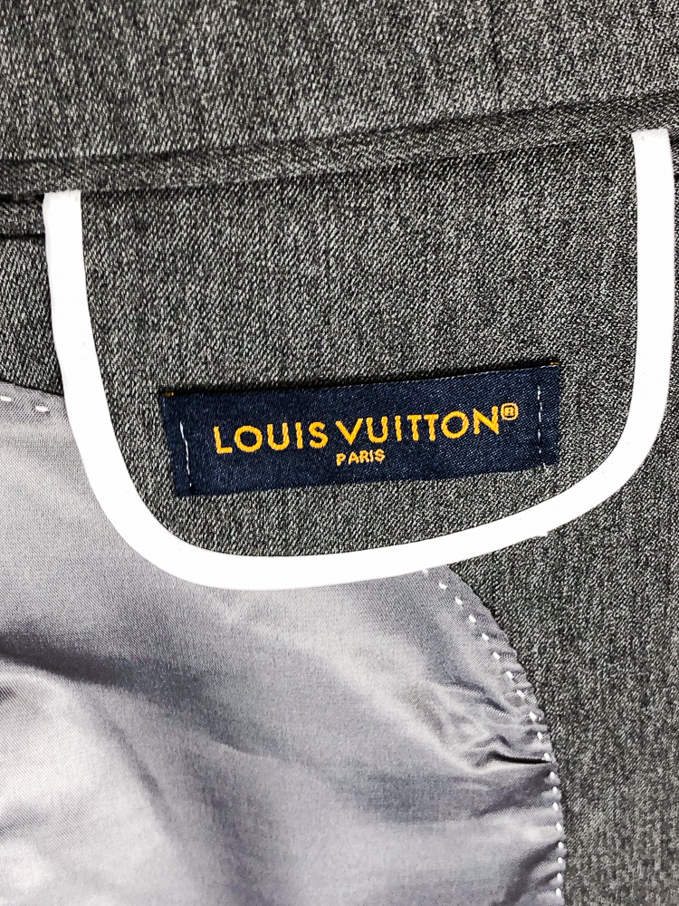 Louis Vuitton Male Basic Clothing Cotton Gray Slim Fit L-175130