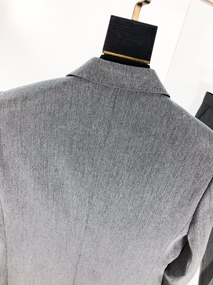 Louis Vuitton Male Basic Clothing Cotton Gray Slim Fit L-175130