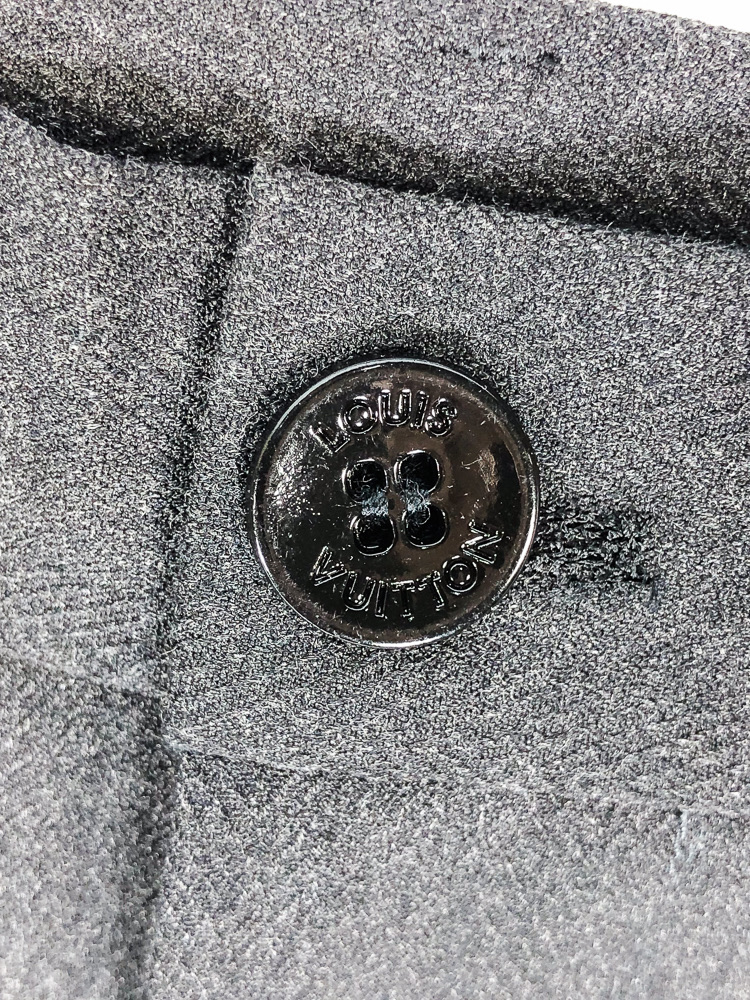 Louis Vuitton Male Basic Clothing Cotton Gray Slim Fit L-175130