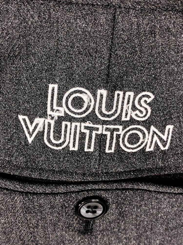 Louis Vuitton Male Basic Clothing Cotton Gray Slim Fit L-175130