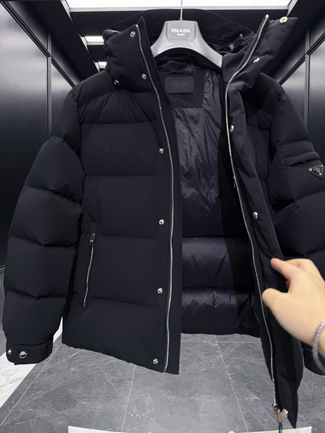 Prada Male Down Jacket Goose Down S-m-l-xl