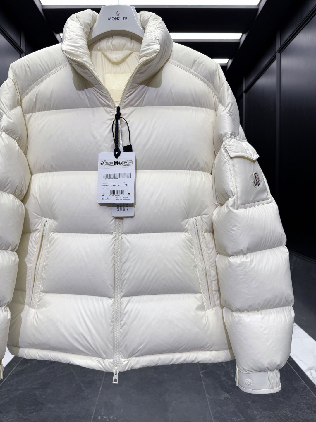 Moncler Male Down Jacket Goose Down Black S-m-l